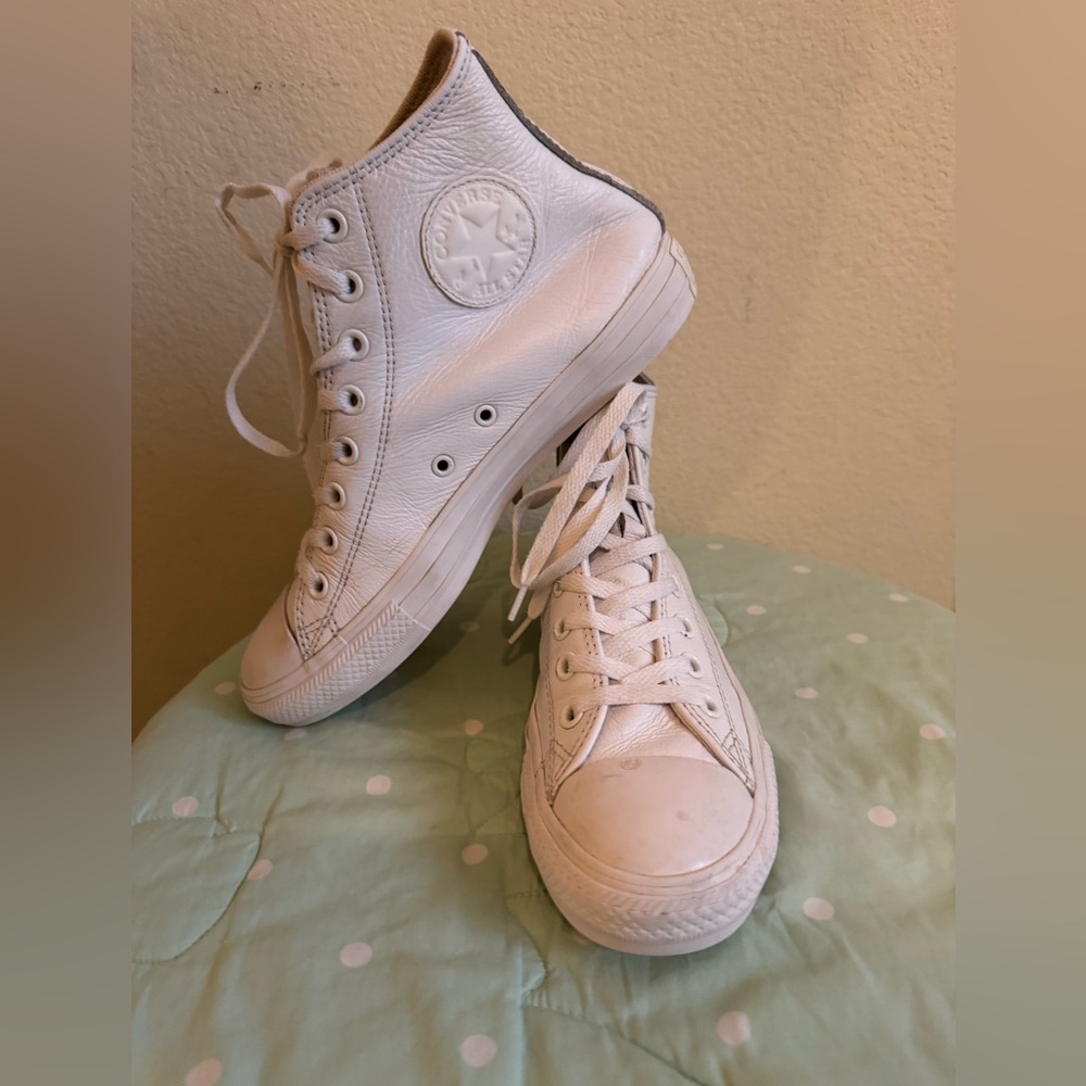 Converse Classic White High-Tops Women’s size 8.5